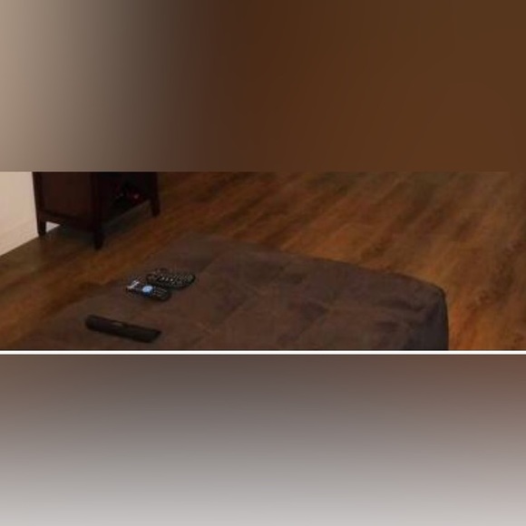 Cocktail Ottoman | Cindy Crawford | Chocolate | 39" x 39" x 17" - Picture 2 of 5